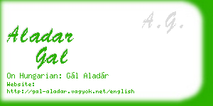 aladar gal business card